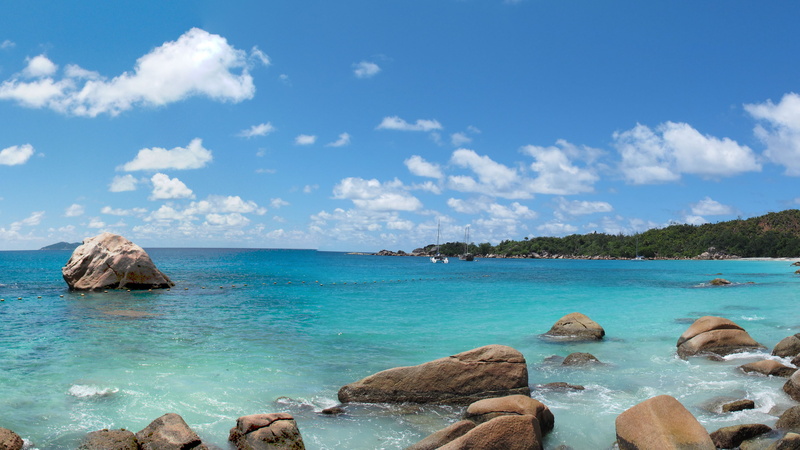 resort, tourism, Anse Lazio, 8K, travel, Seychelles, Best beaches of 2017, beach, vacation, Praslin Island, Worlds best diving sites
