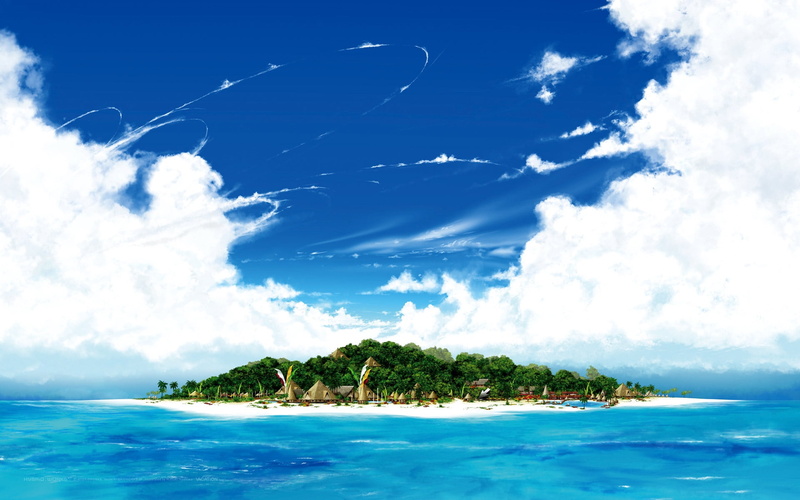 beauty In Nature, island, waterfront, bay Of Water, clouds, vacations, sunlight, travel, nature, tourism, caribbean Sea, relaxation, no People, coastline