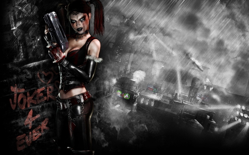 1080P, Batman: Arkham City, Harley Quinn