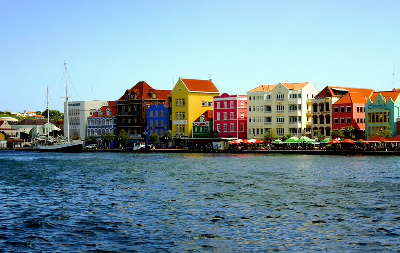river, europe, willemstad, colored, rippled, clear sky, transportation, sea, travel, body, built Structure, body of water, architecture And Buildings, mode of transportation
