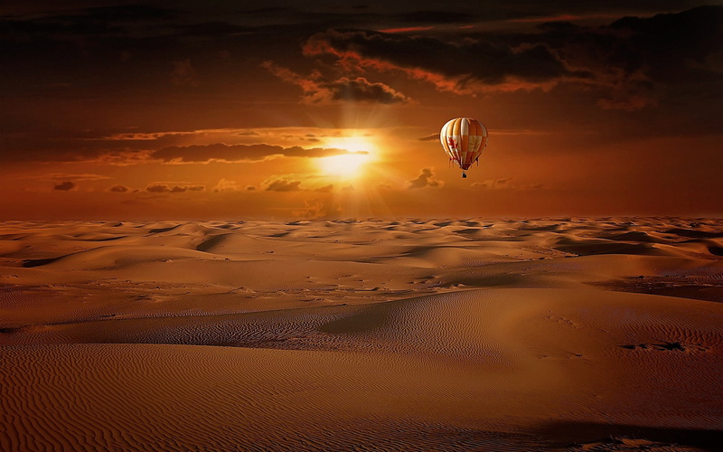 extreme sports, adventure, freedom, sky, air vehicle, flying, flamingos, lens flare, scenics - nature, sunset, mid-air, hot air balloons, 1080P, travel