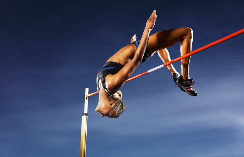 women, strength, day, lifestyles, athletes, sports, clothing, skill, competitive sport, one person, track and field athlete, sport, low angle view, outdoors