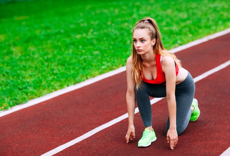 women, young adult, outdoors, hairstyle, sports clothing, exercising, women outdoors, track and field, portrait, model, athlete, lifestyles, beautiful woman