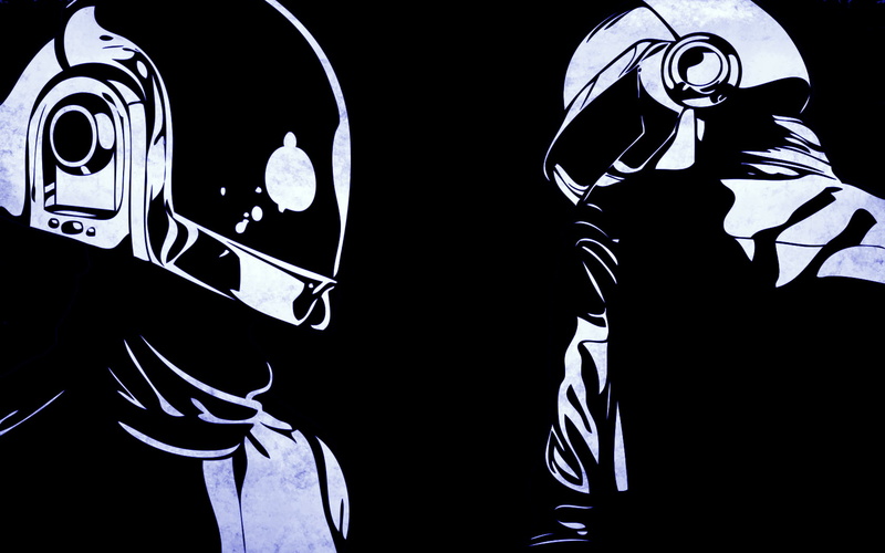 standing, representation, people, unrecognizable person, close-up, Daft Punk, studio shot, music, obscured face, headwear, indoors, front view, minimalism
