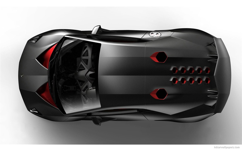 lamborghini, car, sports, 1080P, cars, 2010, concept, sesto, elemento, black