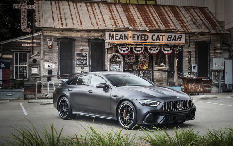 2018, Mercedes-AMG GT 63S 4MATIC+4Door-Coupe, hyacinth red metallic, Mercedes - Benz, sports coupe, 4K