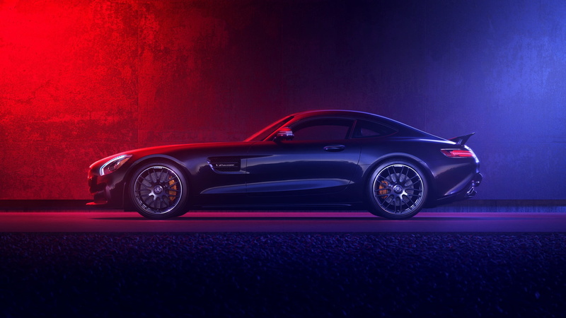 1080P, Mercedes-Benz, Sport Car, Car, Black Car, Mercedes-AMG, Mercedes-AMG GT, Vehicle