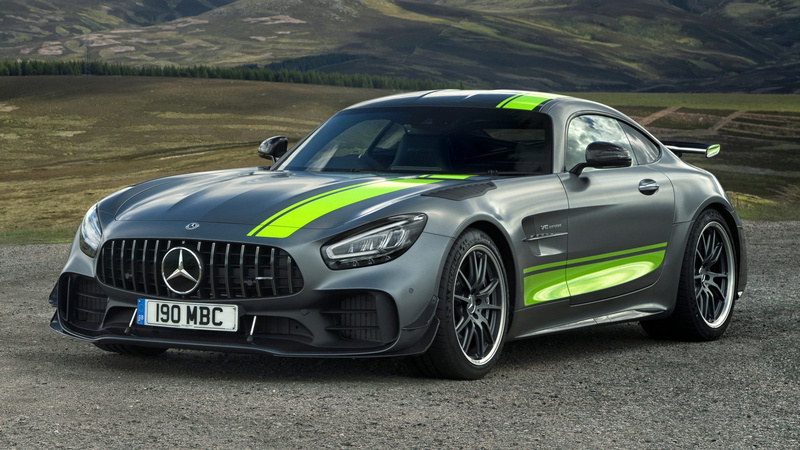 Race Car, Mercedes-Benz, Car, Mercedes-AMG GT R Pro, Black Car, 1080P, Sport Car