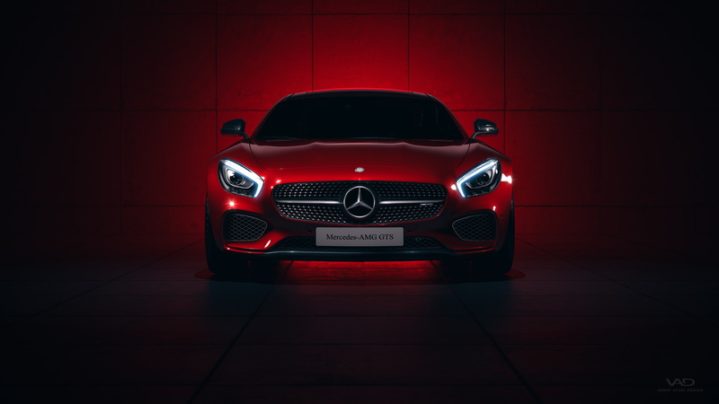 4K, Mercedes-AMG GTS, 4K, CGI