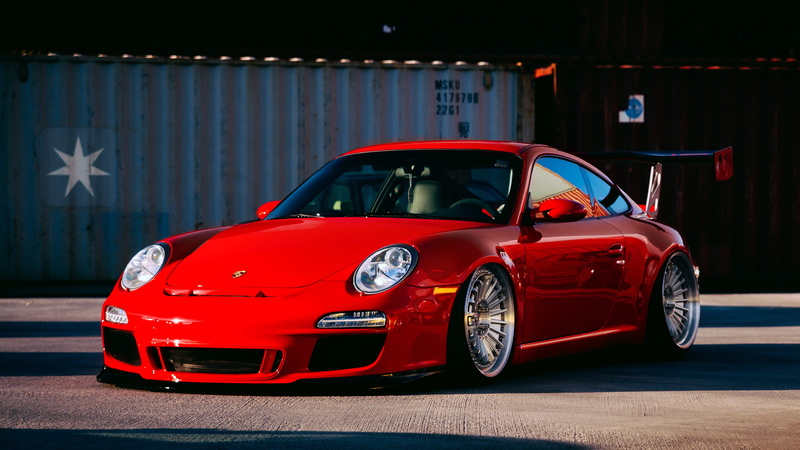 street, sign, red, supercar, night, 4K, red car, porsche, illuminated, city, performance car, architecture, luxury, vehicle, indoors, no people, transportation