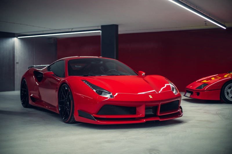 Vehicle, Sport Car, 1080P, Ferrari 488 GTB, Ferrari 488, Ferrari, Red Car, Car, Supercar