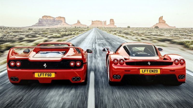 Ferrari, f, Supercar, 1080P, enzo, Red