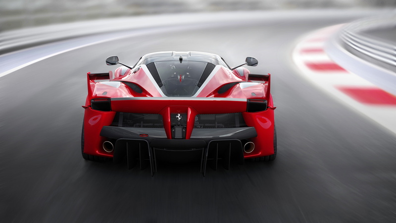 Road, 4K, K, Speed, Ferrari, Supercar, Back, View, FXX, Red