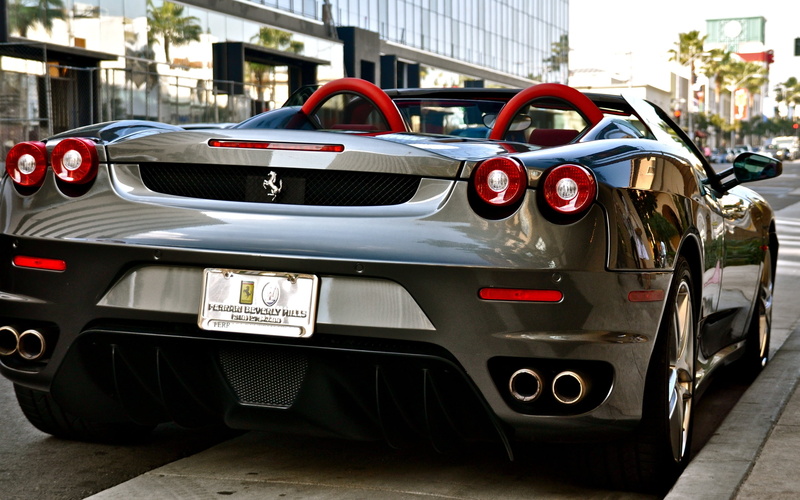 coupe, 2K, wealth, transportation, no people, city, motor vehicle, red, garage, convertible, silver cars, car, mode of transportation, vintage car, Ferrari