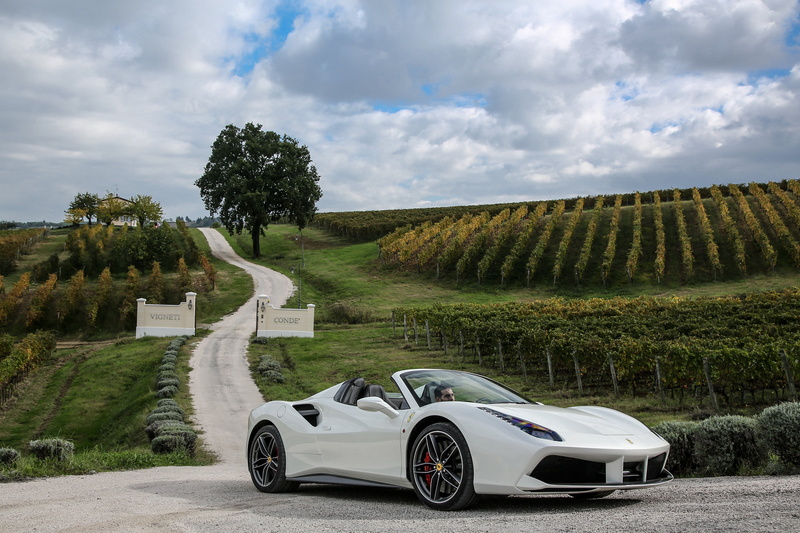 day, mode of Transport, sky, mode of transportation, growth, summer, convertible, side view, new, spider, cloud - sky, outdoors, nature, elegance, landscape