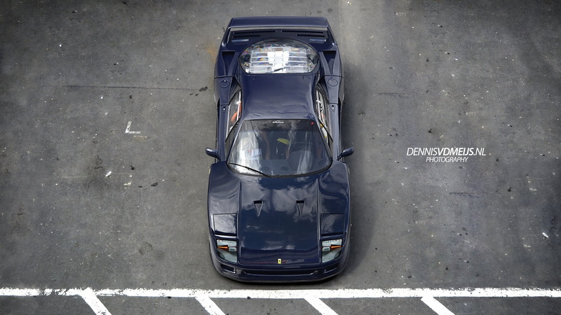 f, sports, blue, hd, car, cars, f40, ferrari, 1080P