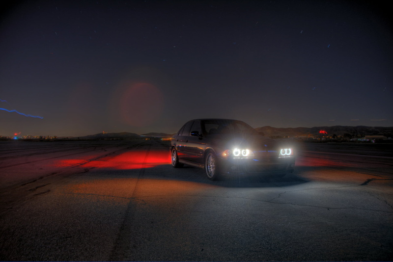 car, BMW M5 E39, German cars, 1080P, night