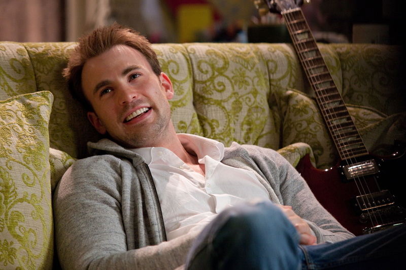 people, sitting, lying down, music, men, guitarist, 2K, chris evans, chris, males, string Instrument, indoors, plucking An Instrument, smile, relaxation