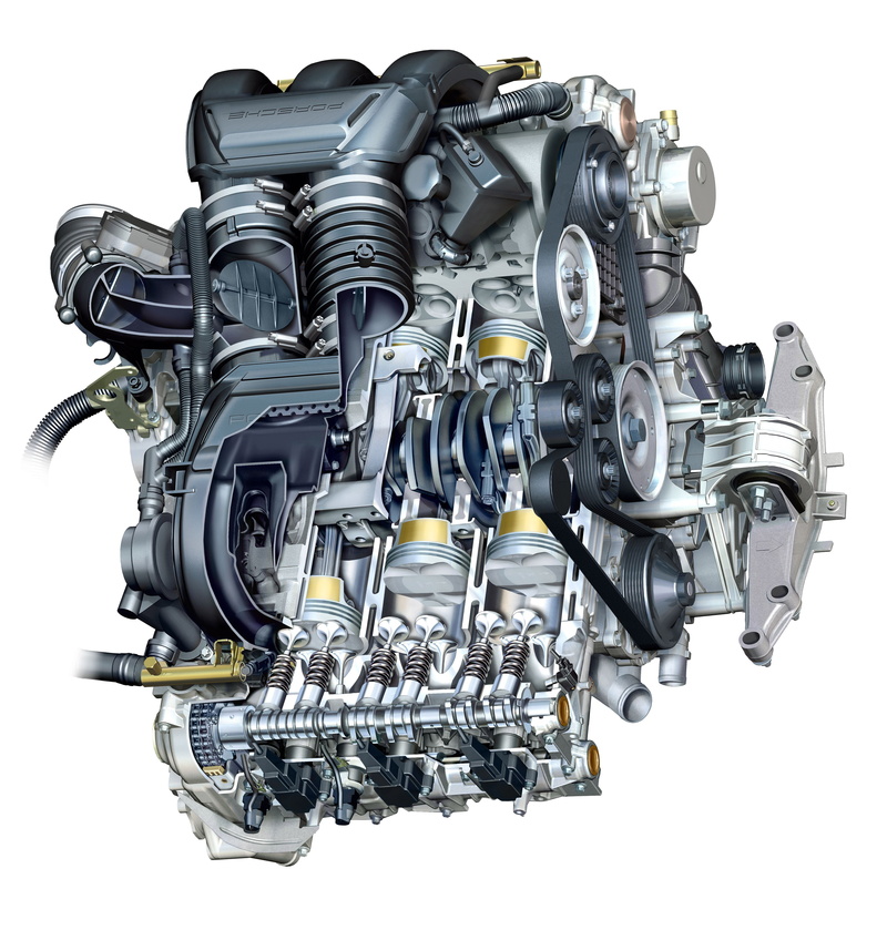 mki, 4K, cutaway, 911, engine, 2006, porsche, 997, carrera