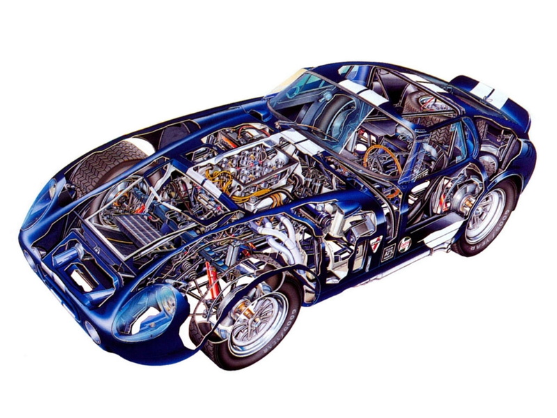 single object, interior, racing, supercar, equipment, heap, no people, race, electrical equipment, silver colored, technology, 1964, shiny, cutaway, coupe