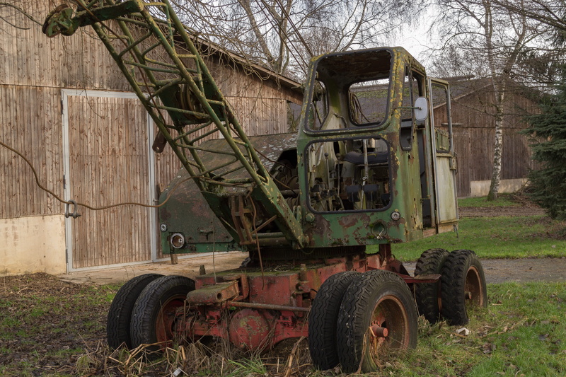 nature, agriculture, obsolete, tire, machinery, wheel, metal, iron, wreck, scrap, land vehicle, tree, ruined, damaged, no people, stainless, mode of transportation