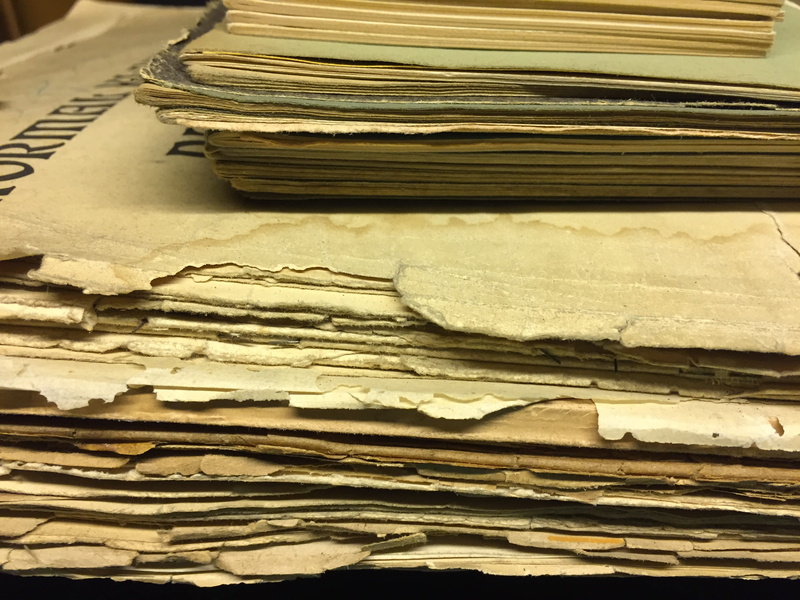 page, 2K, old, out of date, publication, old paper, brown, vintage, sheet music, close-up, large group of objects, damaged, education, stack, yellow, newspaper
