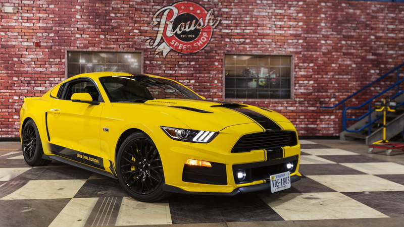 roush, gt, car, 2015, Ford, sports, GT350, Blue Oval Edition, Mustang, yellow, 4K, Shelby, black, R2300