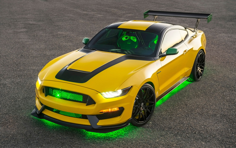 Sports Car, Ford Mustang, Ole Yeller, 2K, Shelby GT350