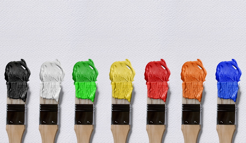 renovate, black, art and craft, art, green color, paint, studio shot, color, assorted, side by side, paints, group of objects, colorful, farbkleckse, multi colored