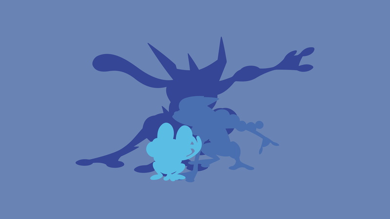 4K, Frogadier (Pokémon), Pokémon, Greninja (Pokémon), Froakie (Pokémon)