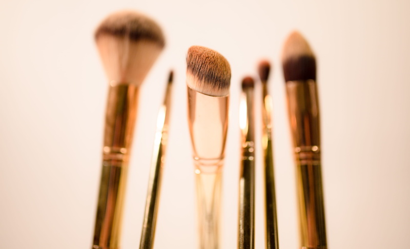 colored background, gold, cotton, still life, deodorant, clamp, indoors, make-up, dessert, tool, white background, pastry, selective focus, face makeup