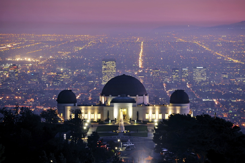 dome, outdoors, place of worship, 2K, cityscape, Griffith Observatory, office building exterior, digital, modern, concrete, nature, travel destinations