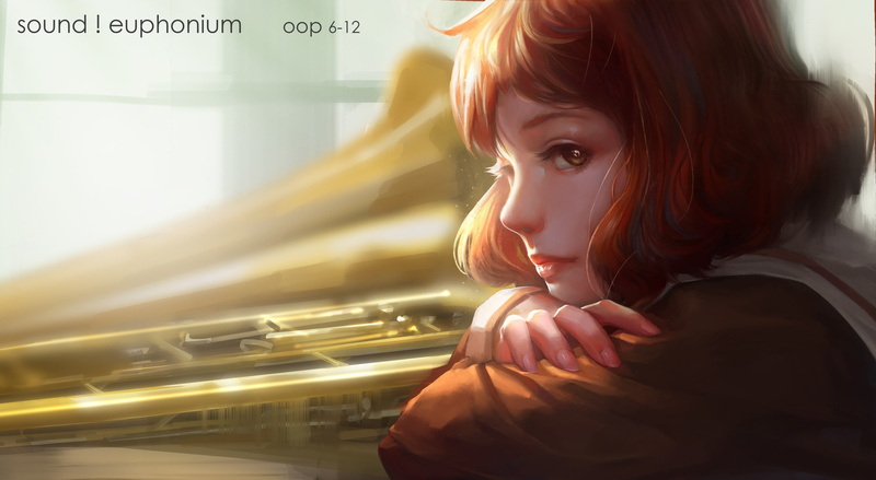 portrait, headshot, hair, young adult, women, speed, transportation, dyed red hair, hairstyle, window, Oumae Kumiko, travel, redhead, Hibike! Euphonium