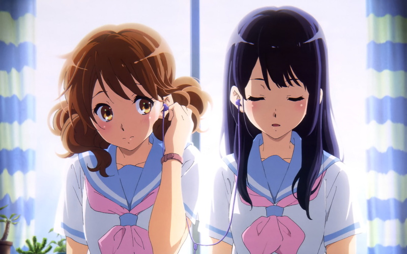 1080P, Reina Kousaka, Anime, Sound! Euphonium, Kumiko Oumae
