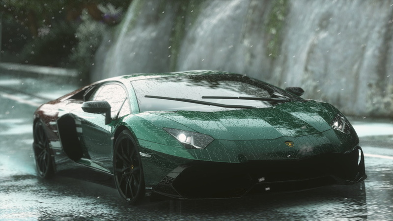 white, wet, rainy season, raindrop, outdoors, water, day, race cars, windshield, rain, no people, nature, focus on foreground, coupe, video games, retro styled