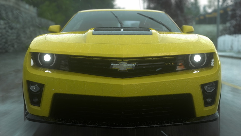 no people, retro styled, Chevrolet Camaro ZL1, land vehicle, Camaro, toy, city, single object, 1080P, car, plastic, nature, still life, transportation