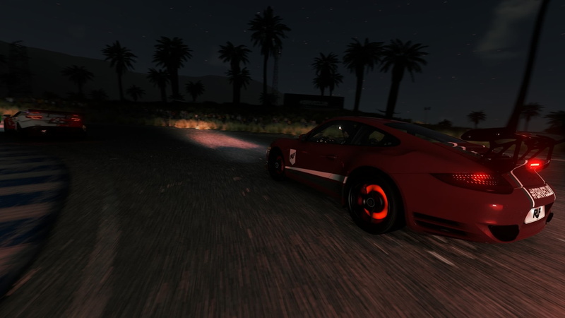 illuminated, red, motor vehicle, Driveclub, city, 1080P, plant, mode of transportation, night, car, PlayStation 4, no people, tree, blurred motion, motion