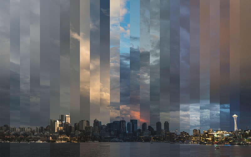 digital art, city, cityscape, architecture, digital composite, building exterior, residential district, pollution, cloud - sky, modern, building, office building exterior