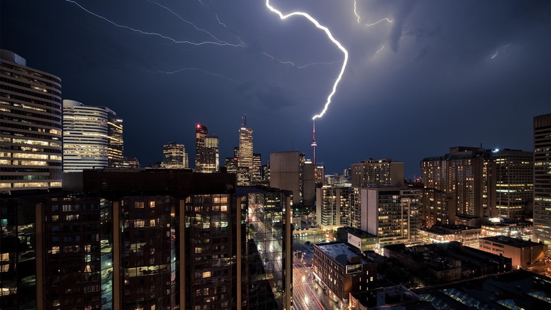 building, city, Toronto, 1080P, cityscape