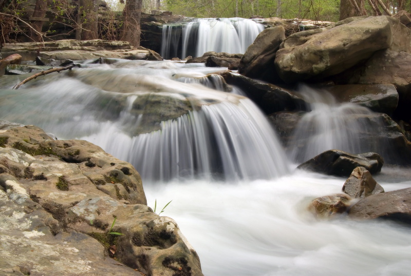 4K, waterfall, landscape, outdoors, Water Falls, lapse, nature, beauty In Nature, Falling Water, river, time-lapse photography, forest, scenics, tree