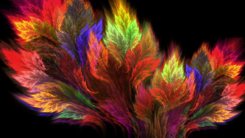 nature, 4K, autumn, art, magical, unique, artsy, beauty, cool, digital, fractal, fractal art, creative, leaf, abstract