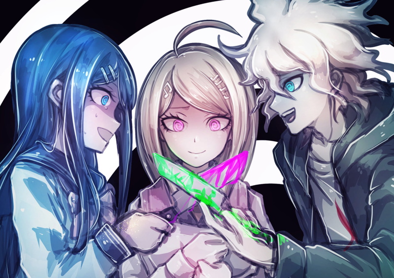 Sayaka Maizono, Danganronpa, Kaede Akamatsu, 1080P, Nagito Komaeda