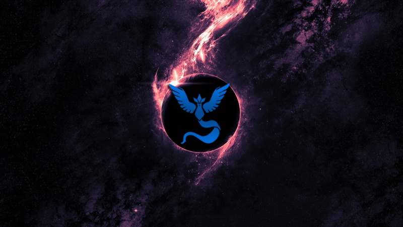 Team Mystic, blue, Pokemon Go, space, 1080P