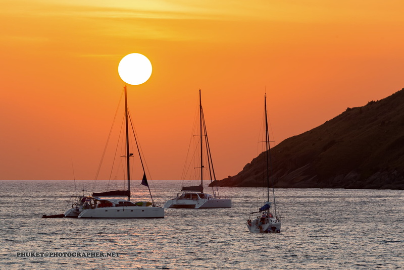 horizon, reflection, самуи, yellow  color, vehicle, outdoor, evening, bay, cruise  ship, water, паттая, cape, night, calm, summer, three, ocean, nature