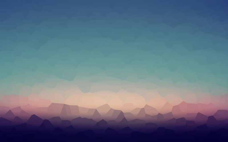 minimalism, low poly, abstract, mountains, upscaled, 2K, artwork