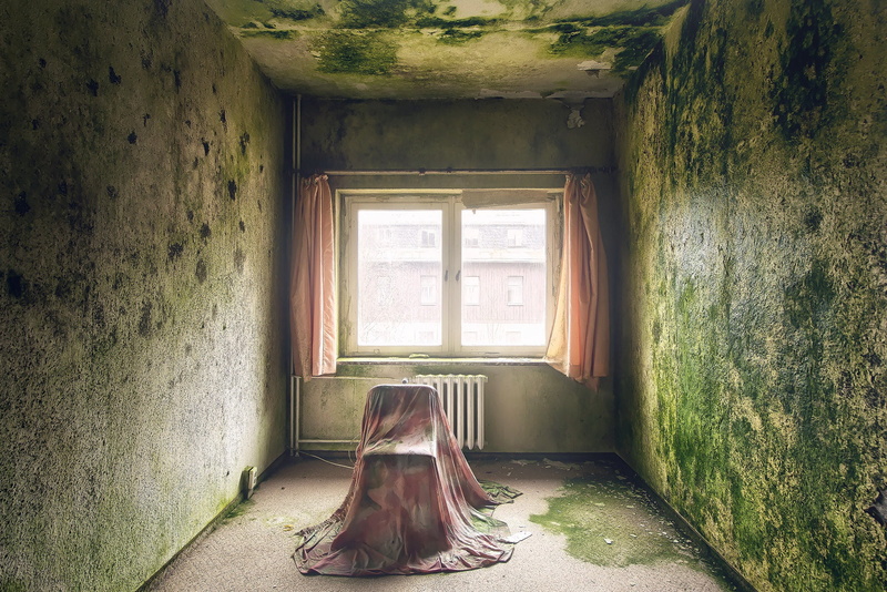wall - building feature, building, domestic room, day, obsolete, window, home interior, absence, bad condition, entrance, indoors, run-down, no people