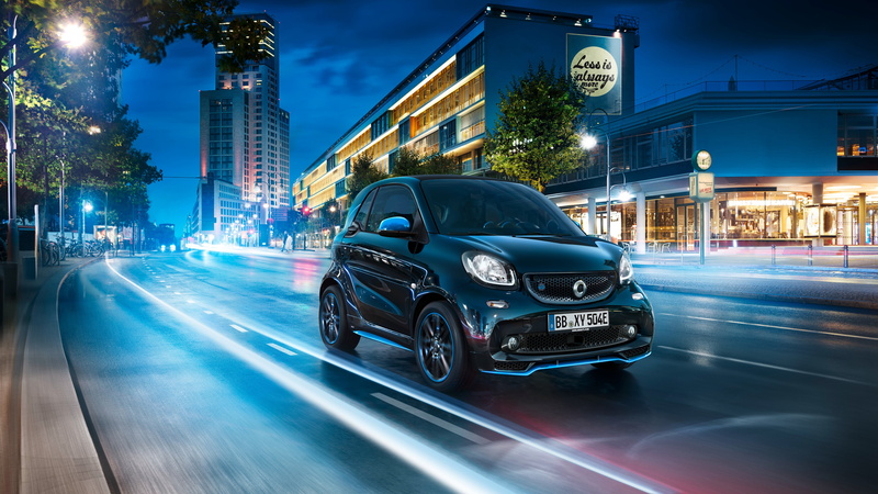 Fortwo, Coupe, Smart, Edition, 2018, 4K, Nightsky