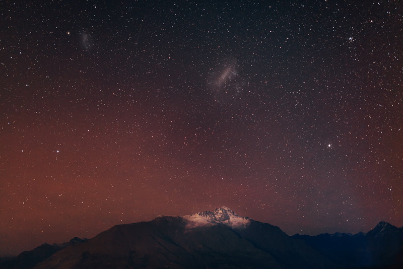 Stars, New Zealand, mountain, new  zealand, night, space, aerial, science, star Field, Queenstown, star Shape, milky Way, nebula, Otago, planet - Space