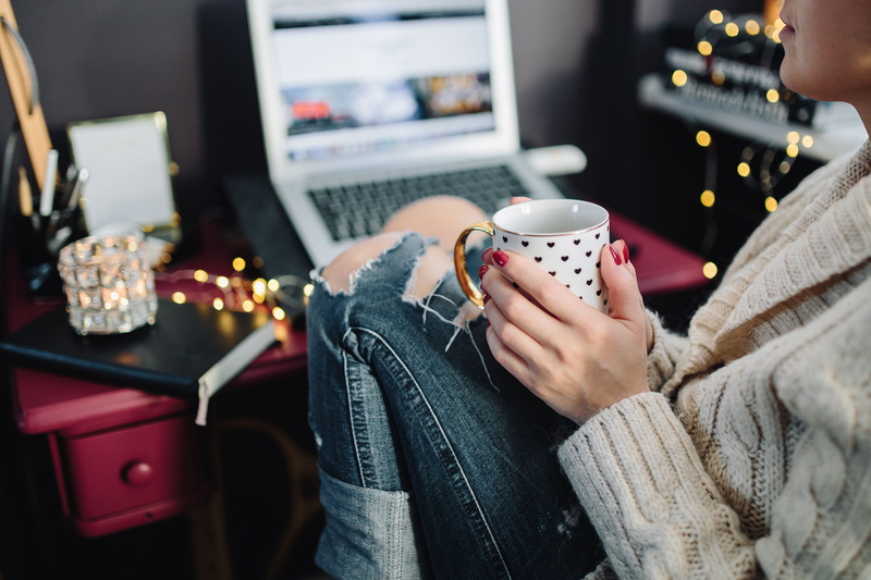 comfortable, hygge, home, sitting, hot, people, relaxation, indoors, wool, holding, young Adult, adults only, sweater, young, refreshment, cozy, mug, autumn