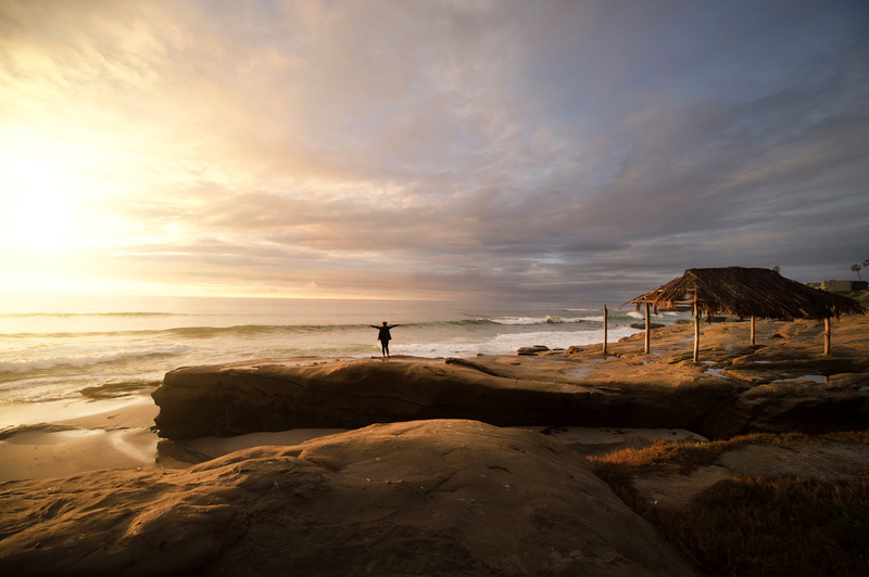 positive, future, hope, love, beauty in nature, stay well, ocean, united states, men, surfer, peace, sea, standing, dreams, san diego, solid, water, horizon